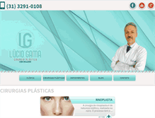 Tablet Screenshot of luciogama.com.br